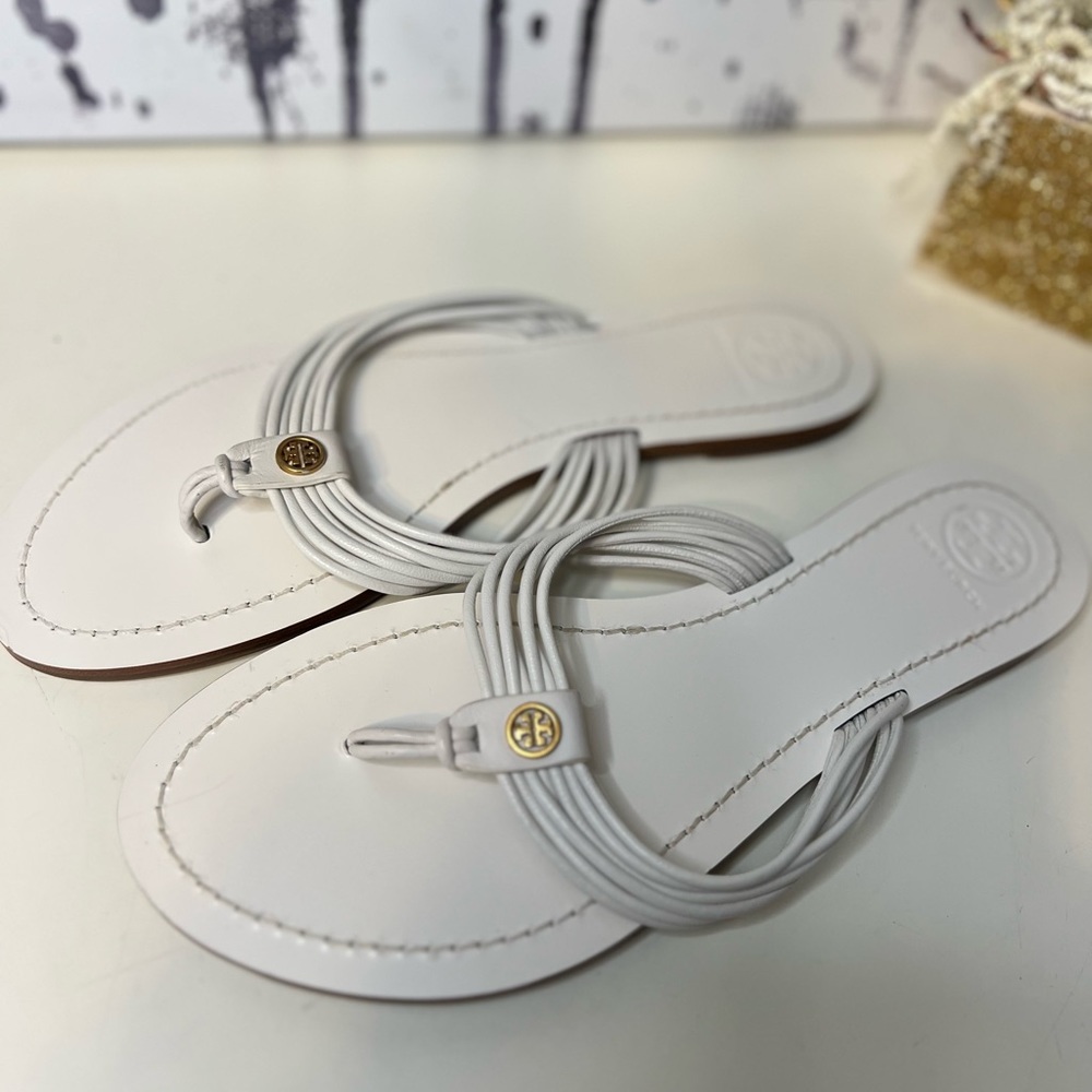 White, Tory Burch sandals